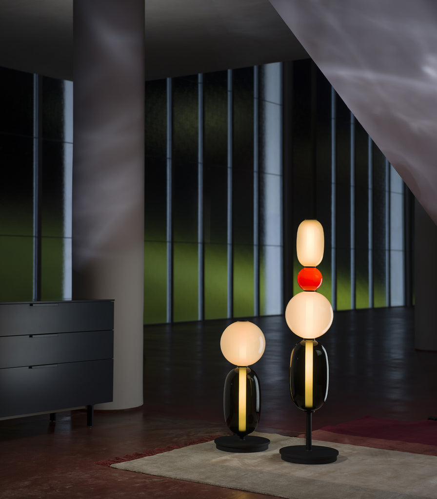 Bomma Pebbles Small Floor Lamp featured within interior space