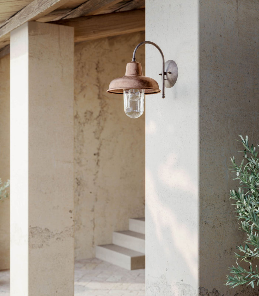Il Fanale Contrada Outdoor Wall Light featured within outdoor space