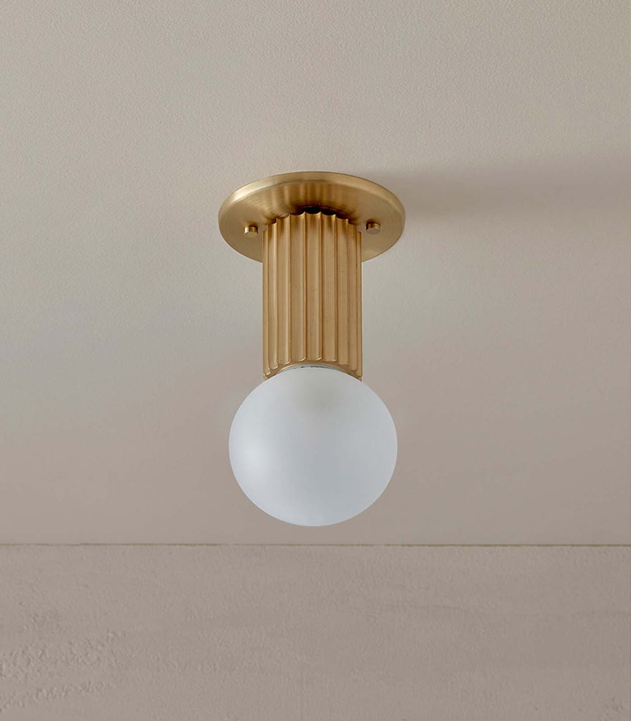 Marz Designs Attalos Base Ceiling Light in Brushed Brass
