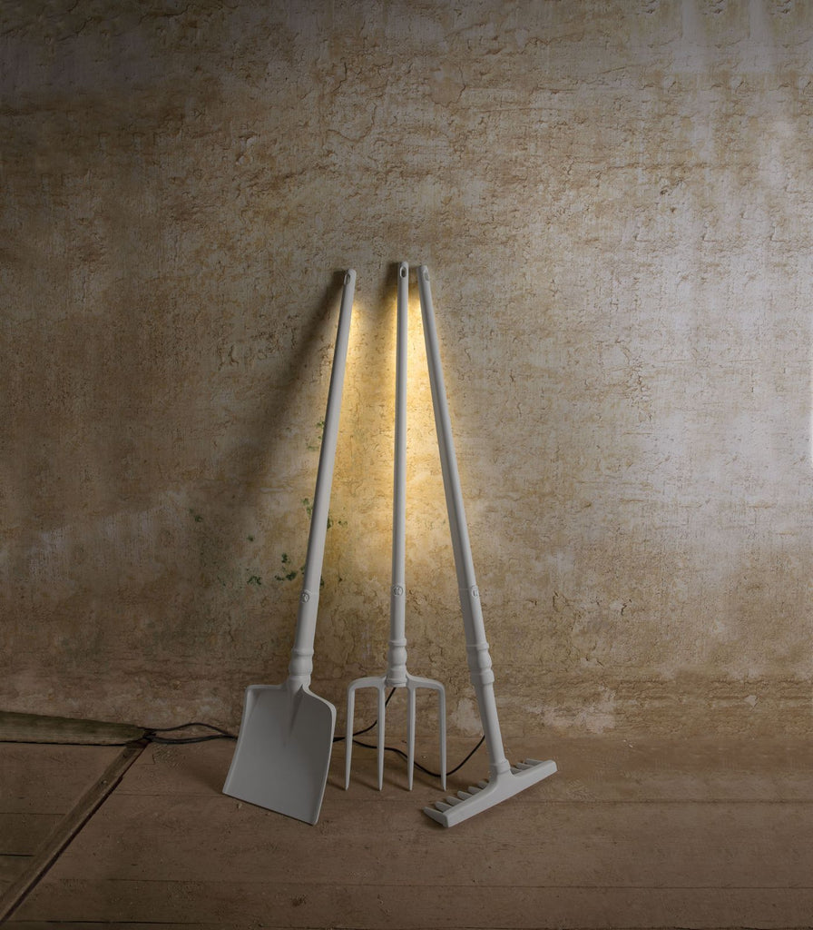 Karman Tobia Floor Lamp featured within a outdoor space