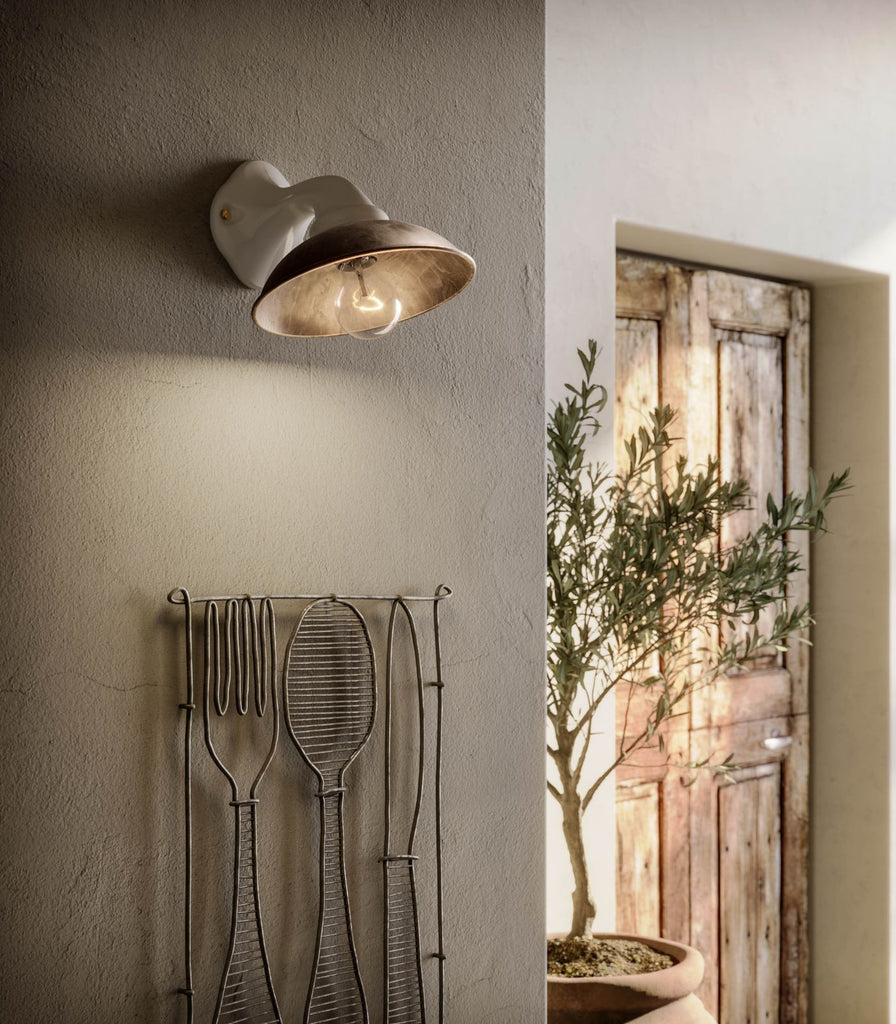 Il Fanale Mini Wall Light featured within a interior space