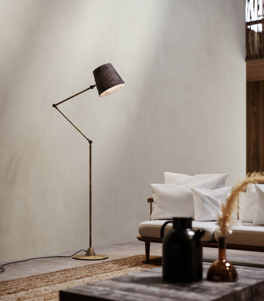 Il Fanale Reporter Floor Lamp featured within interior space