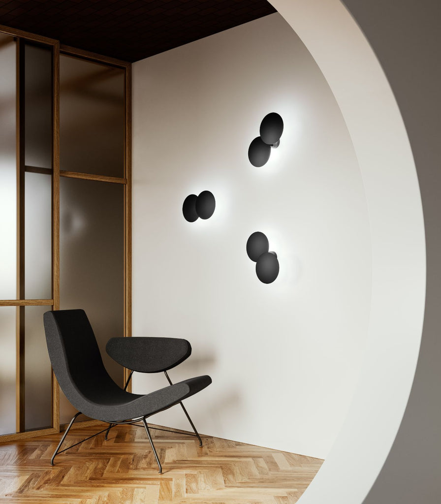 Lodes Puzzle Round Wall/Ceiling Light featured within a interior space