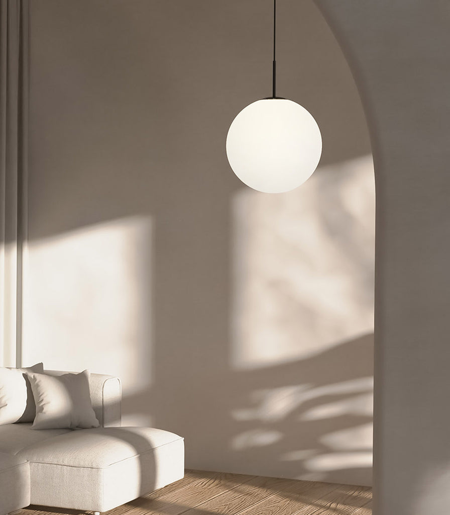 Lighting Republic Orb Max Pendant Light featured within interior space