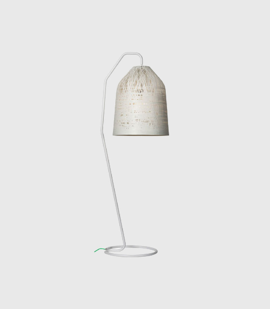 Karman Black Out Outdoor Floor Lamp in White