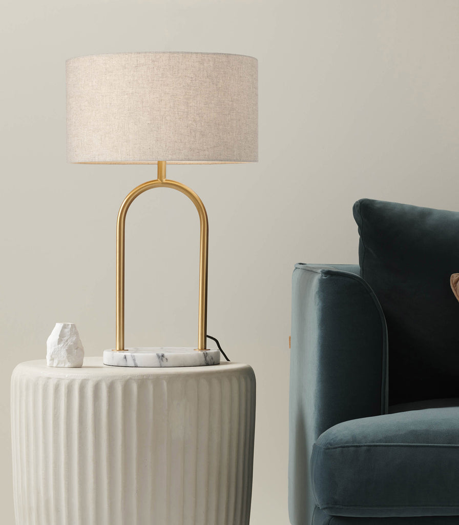 Mayfield Banks Table Lamp featured within interior space