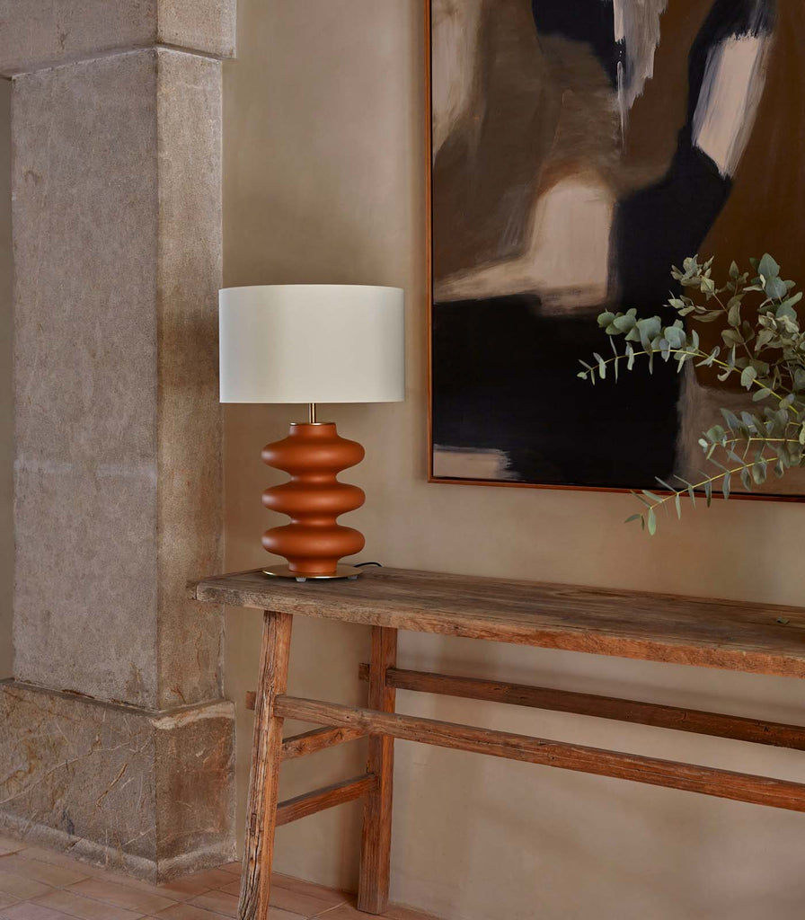 Aromas Adon Table Lamp featured within interior space