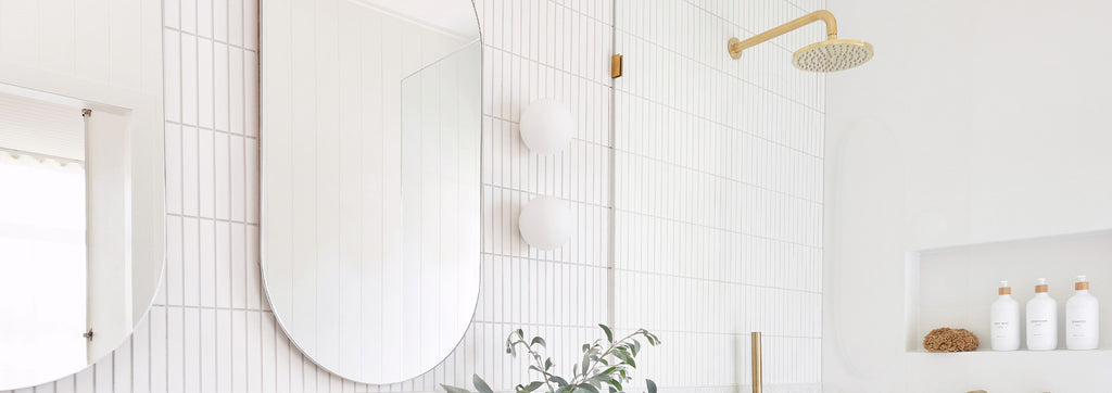 Higlett House Renovation: Bathroom Lights for Small Spaces