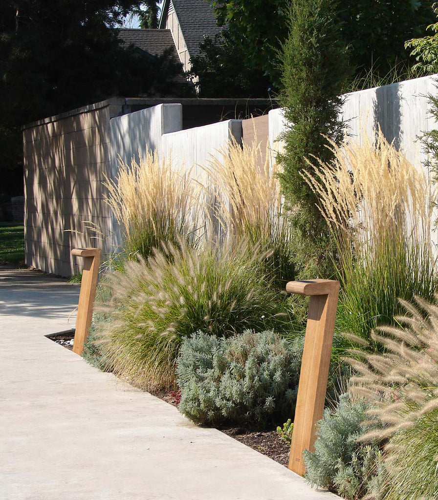 Royal Botania Septem Bollard Light featured within outdoor space