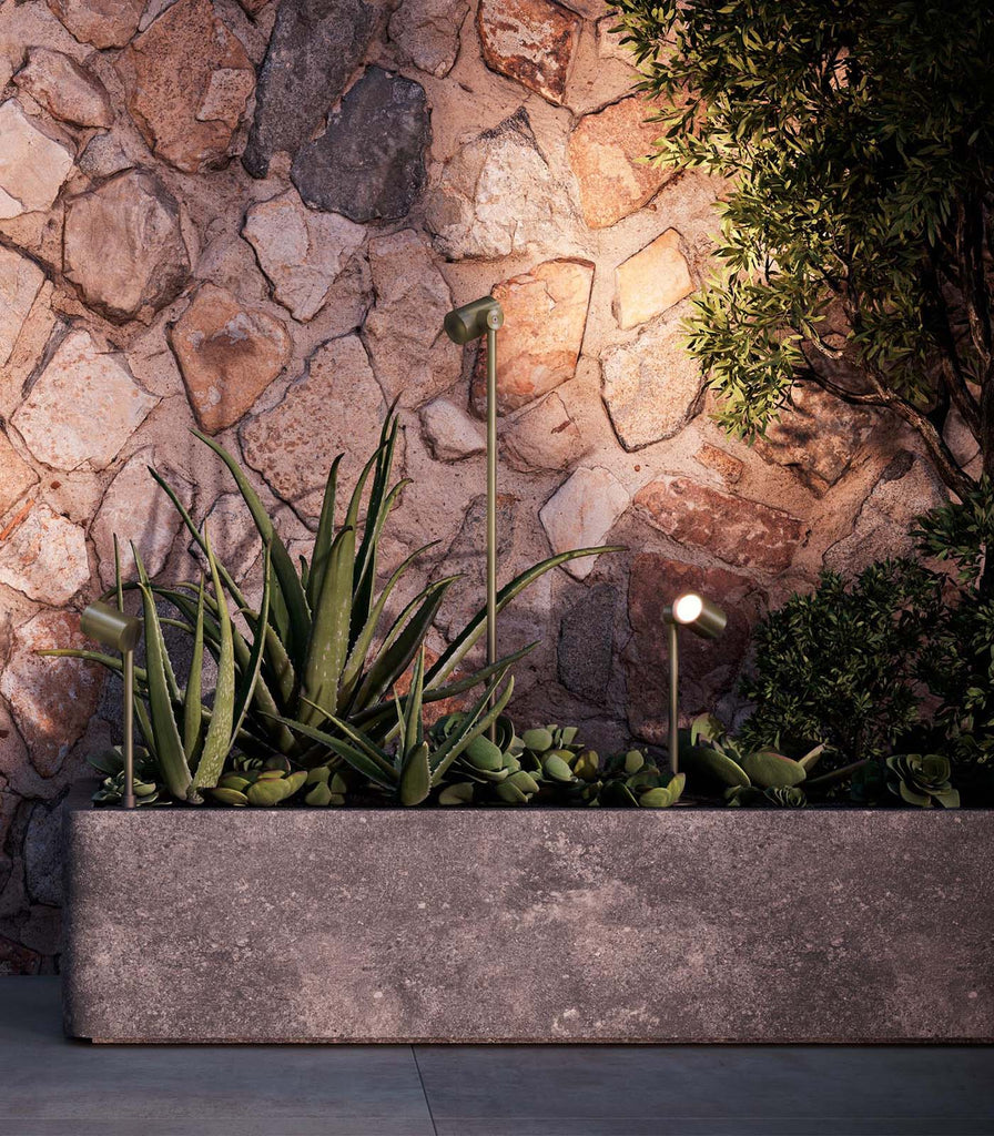Royal Botania Spotty Bollard Light featured within outdoor space