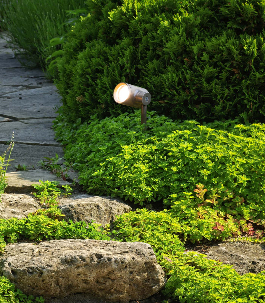 Royal Botania Spotty Bollard Light featured within outdoor space