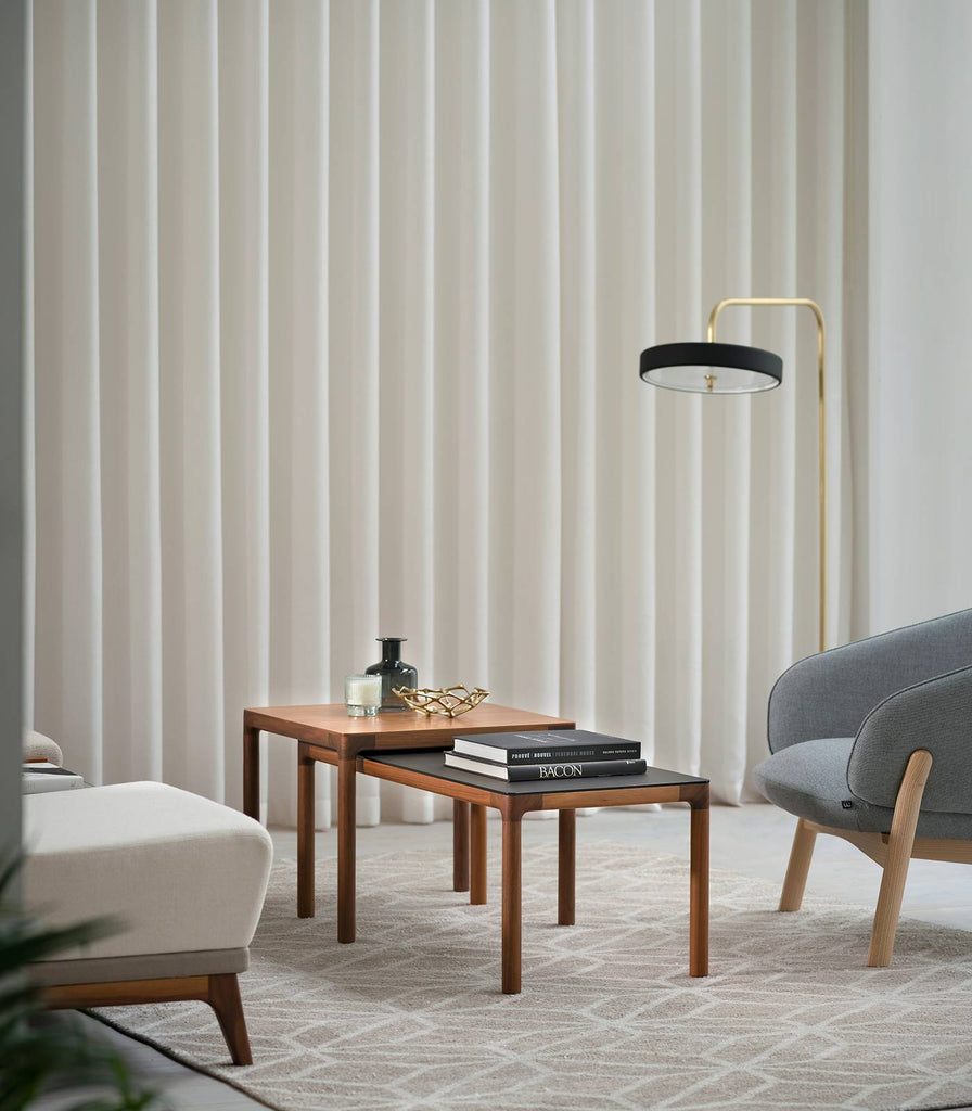 Bert Frank Revolve Floor Lamp featured within a interior space