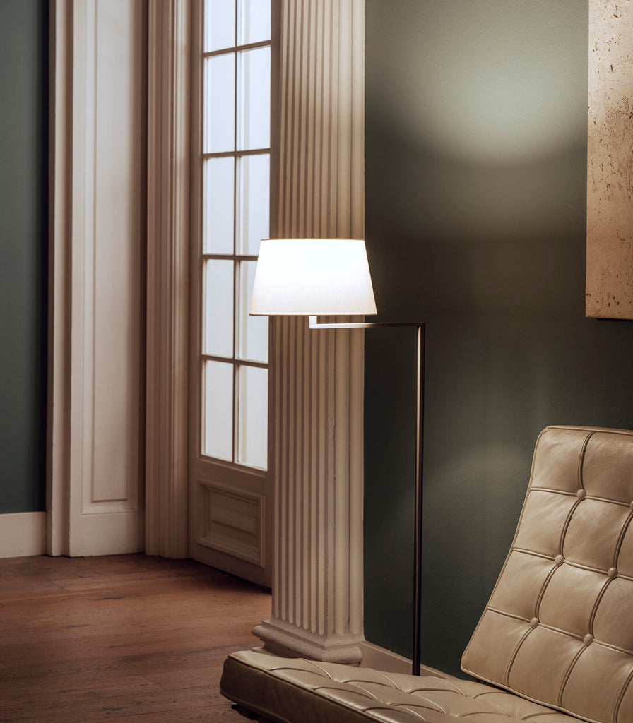 Santa & Cole Americana Floor Lamp featured within interior space