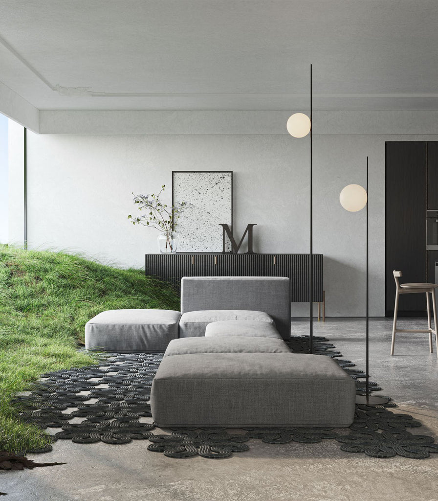 Karman Atmosphere Floor Lamp featured within interior space