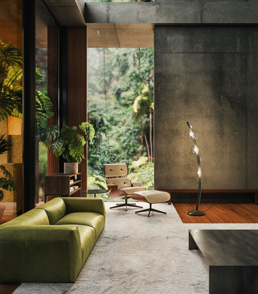 Bomma Dew Drops Floor Lamp featured within interior space