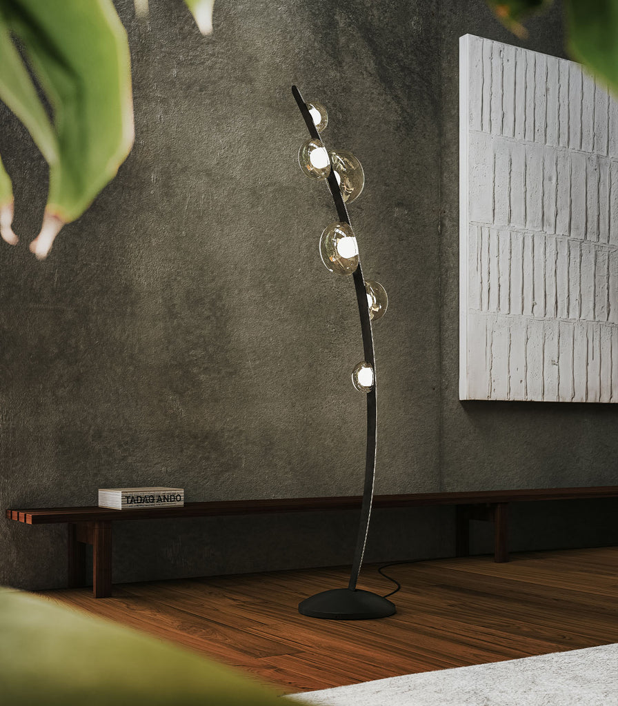 Bomma Dew Drops Floor Lamp featured within interior space