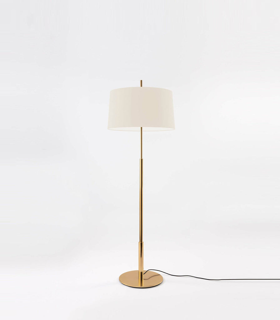 Santa & Cole Diana Floor Lamp in Medium/Shiny Gold