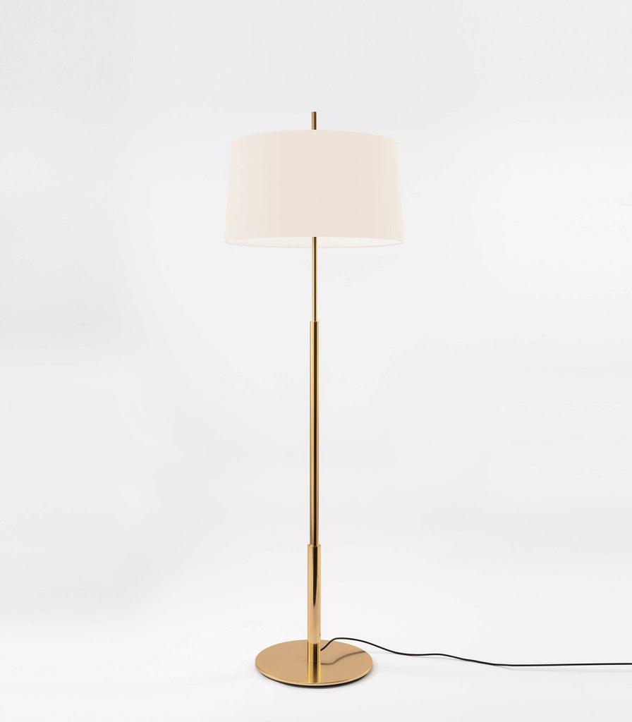 Santa & Cole Diana Floor Lamp in Large/Shiny Gold