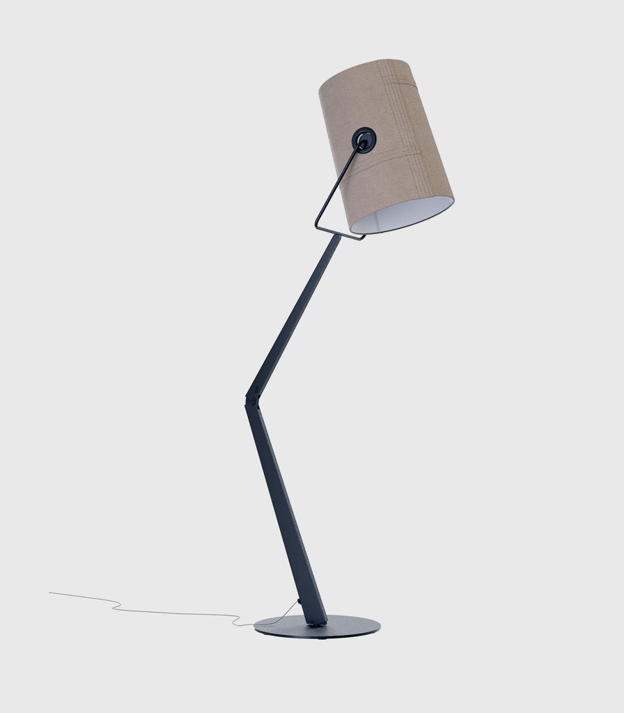 Lodes Fork Floor Lamp in Anthracite/Grey