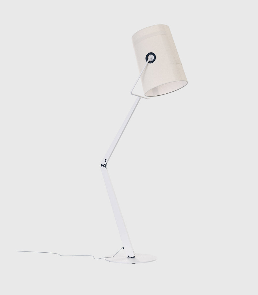 Lodes Fork Floor Lamp in Ivory/Ivory