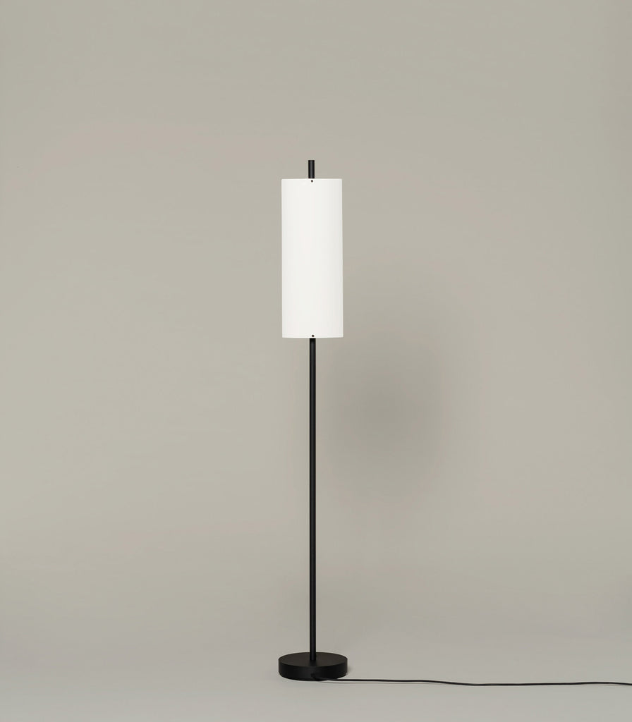 Santa & Cole Lamina 45 Floor Lamp in White Grey/ Matte Black