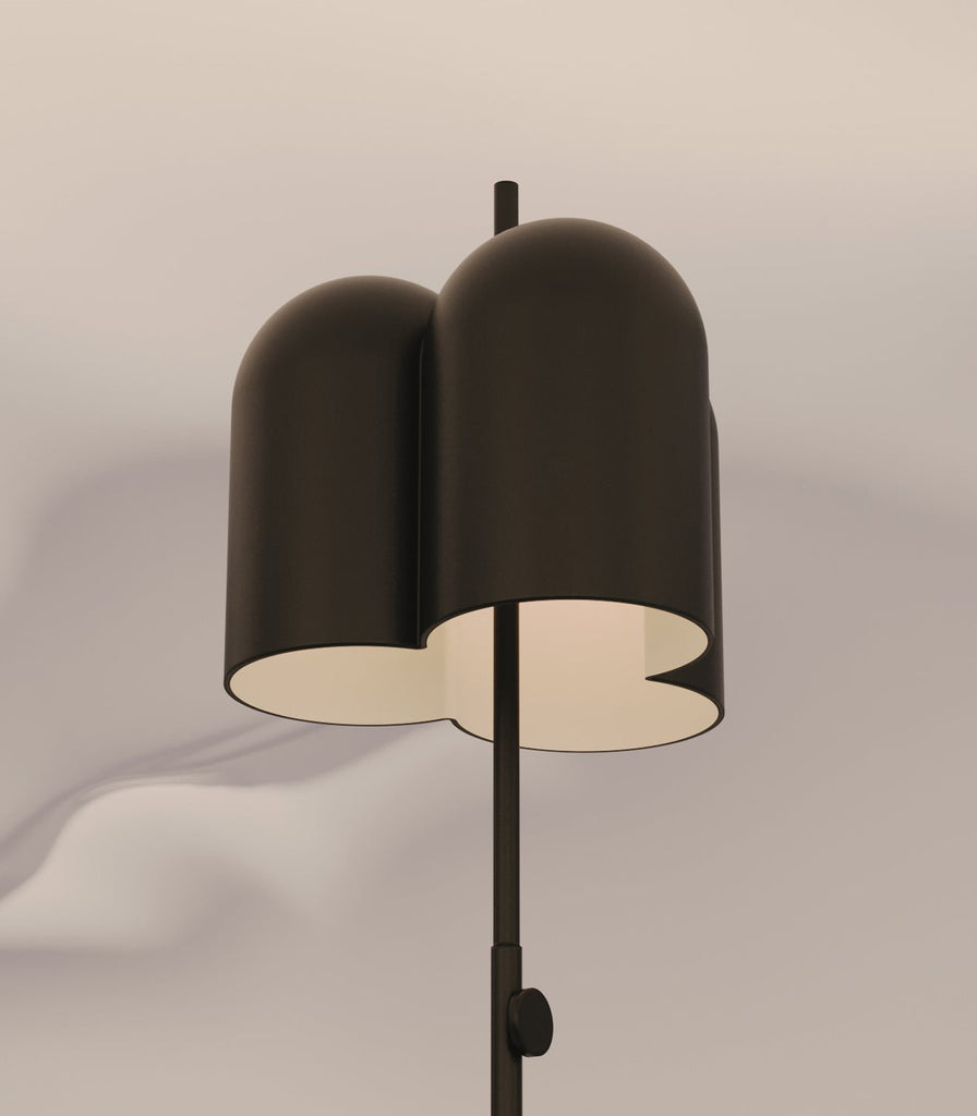 Aromas Oket Floor Lamp in Matte Black/Matte Black