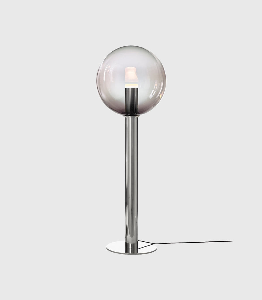 Bomma Phenomena Large Floor Lamp in Smoke/ Silver