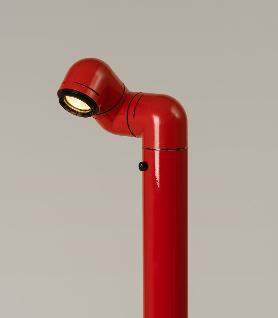 Santa & Cole Tatu Alta Floor Lamp in Red