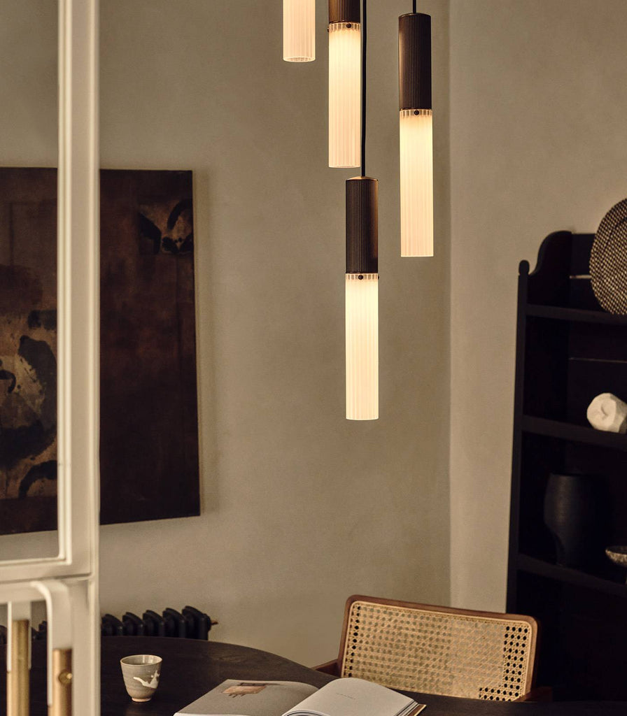 J. Adams & Co.  Flume 6lt Pendant Light featured in an interior space