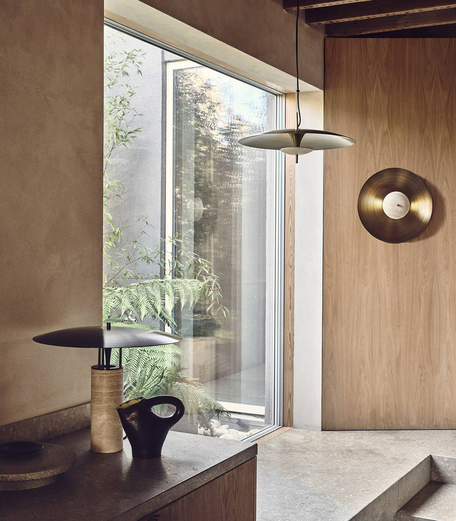 J. Adams & Co. Luna Wall Light featured within a interior space