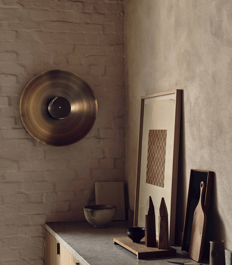 J. Adams & Co. Luna Wall Light featured within a interior space