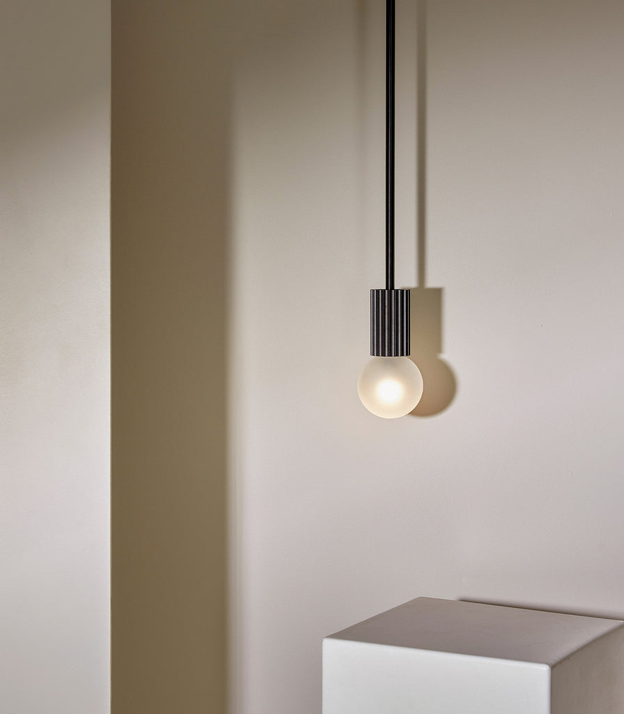 Marz Designs Attalos Black Pendant Light featured within interior space