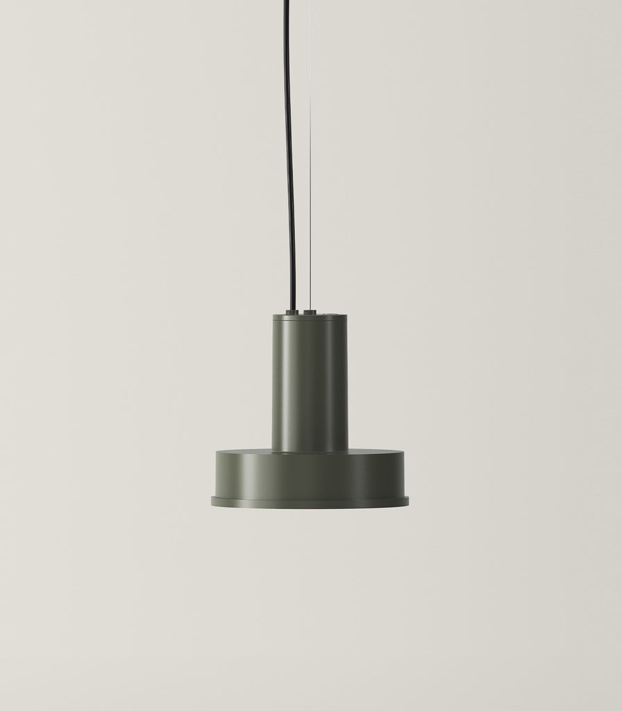 Santa & Cole Arne S Domus Pendant Light in Dark Green