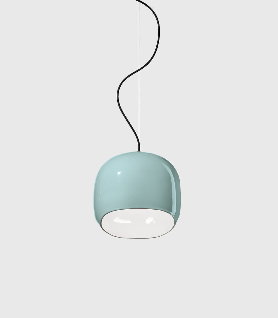 Ferroluce Ayrton Pendant Light featured in Light Blue/ Small
