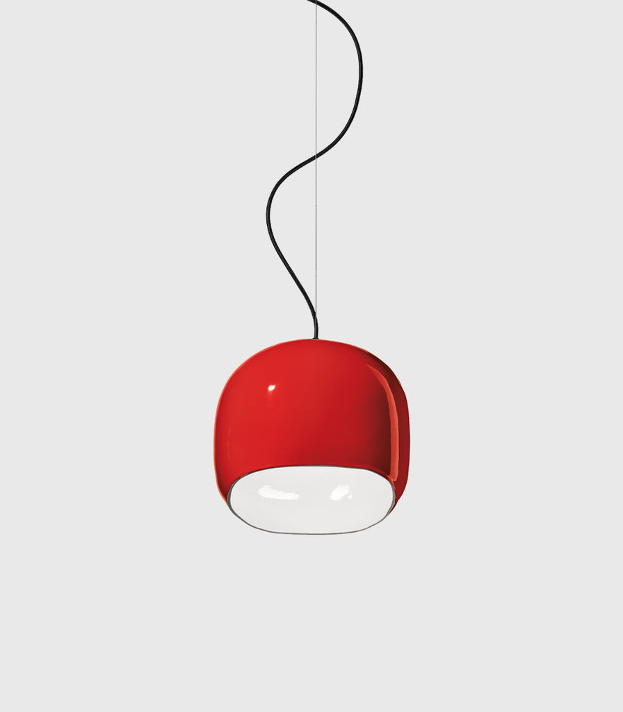 Ferroluce Ayrton Pendant Light featured in Vintage Red/ Small