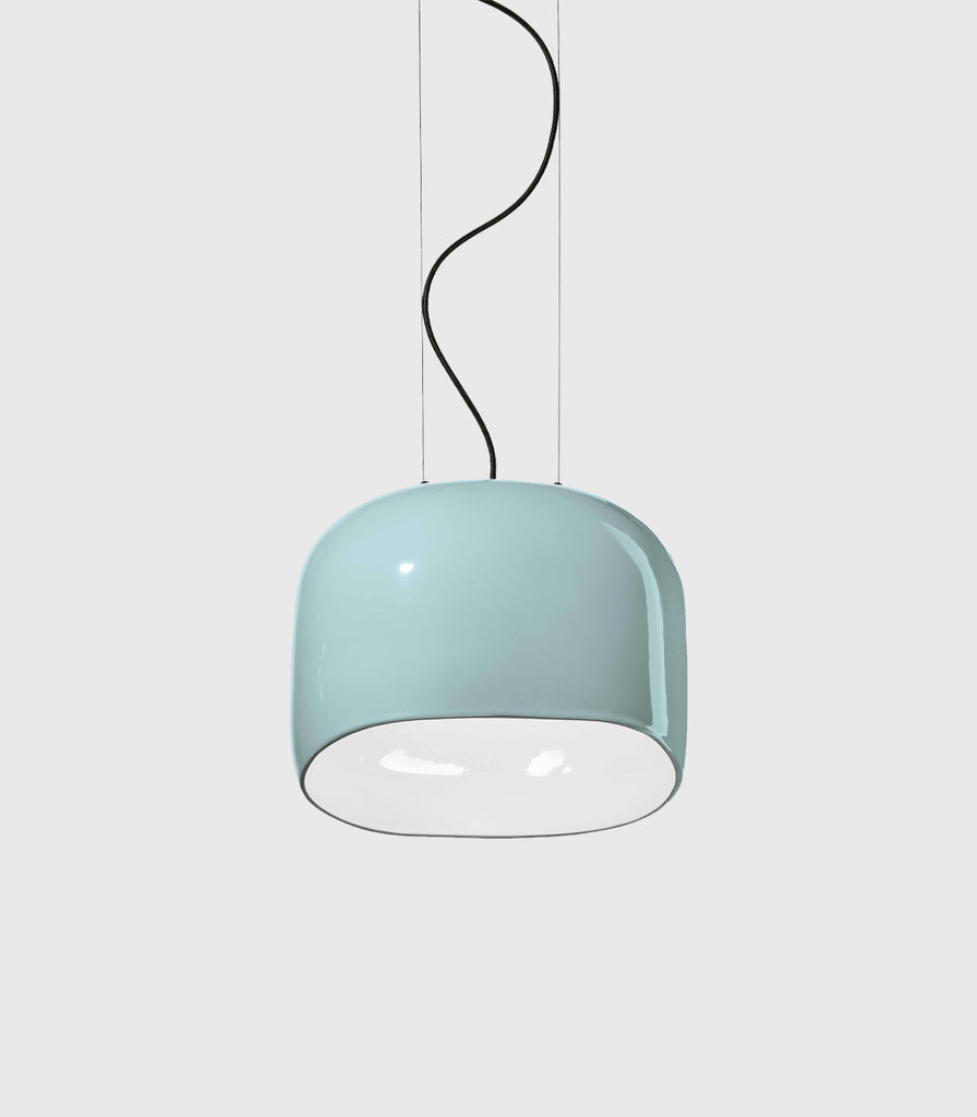 Ferroluce Ayrton Pendant Light featured in Light Blue/ Large