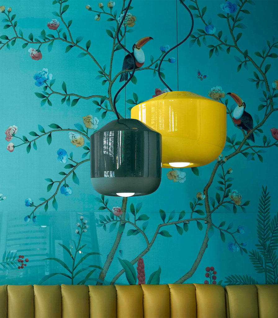 Ferroluce Bellota Pendant Light featured within interior space