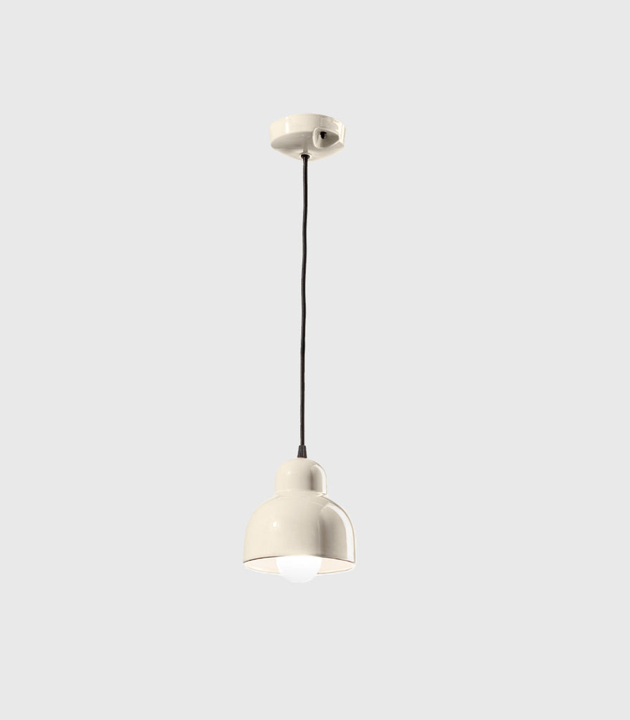 Ferroluce Berimbau Pendant Light in Cream/Large'