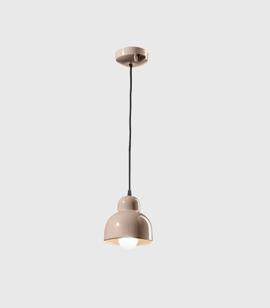 Ferroluce Berimbau Pendant Light in Sand Grey/Large