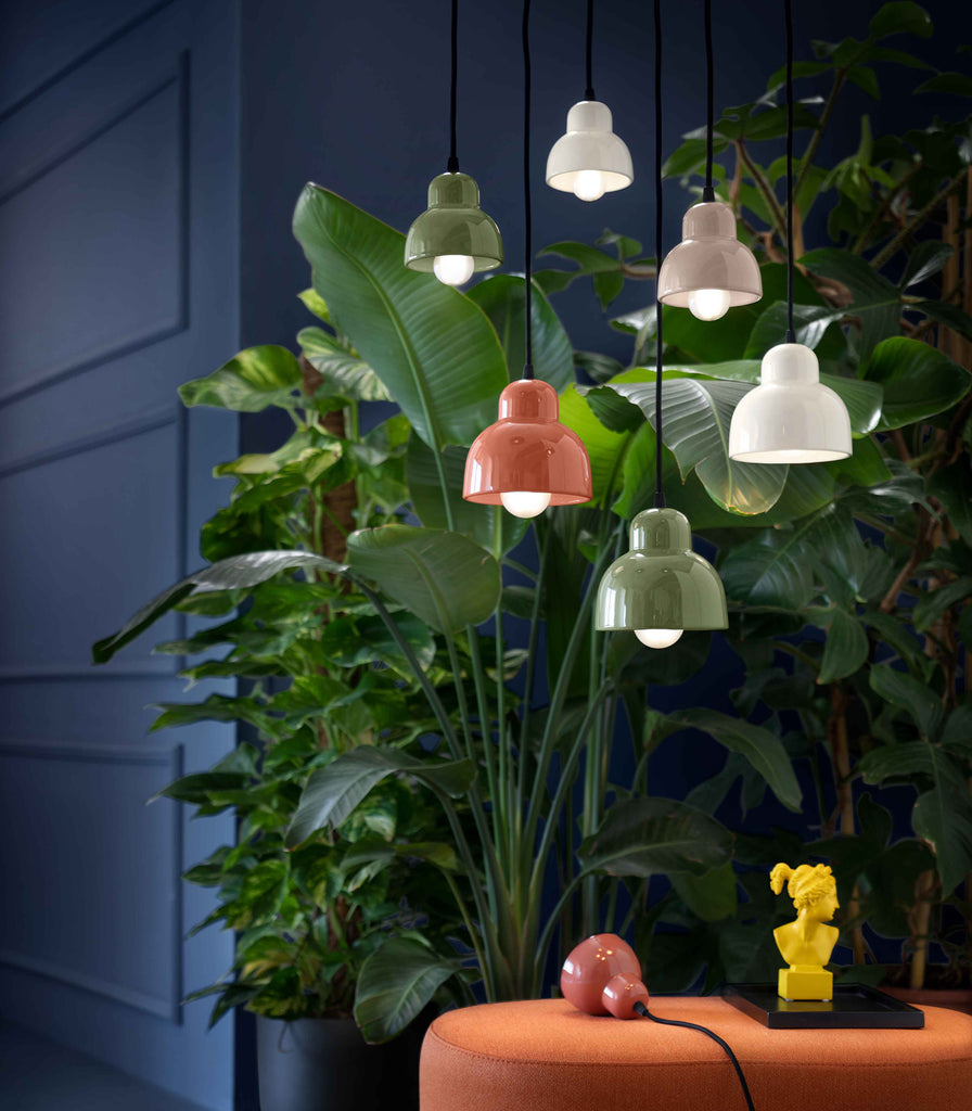 Ferroluce Berimbau 5lt Pendant Light featured within interior space