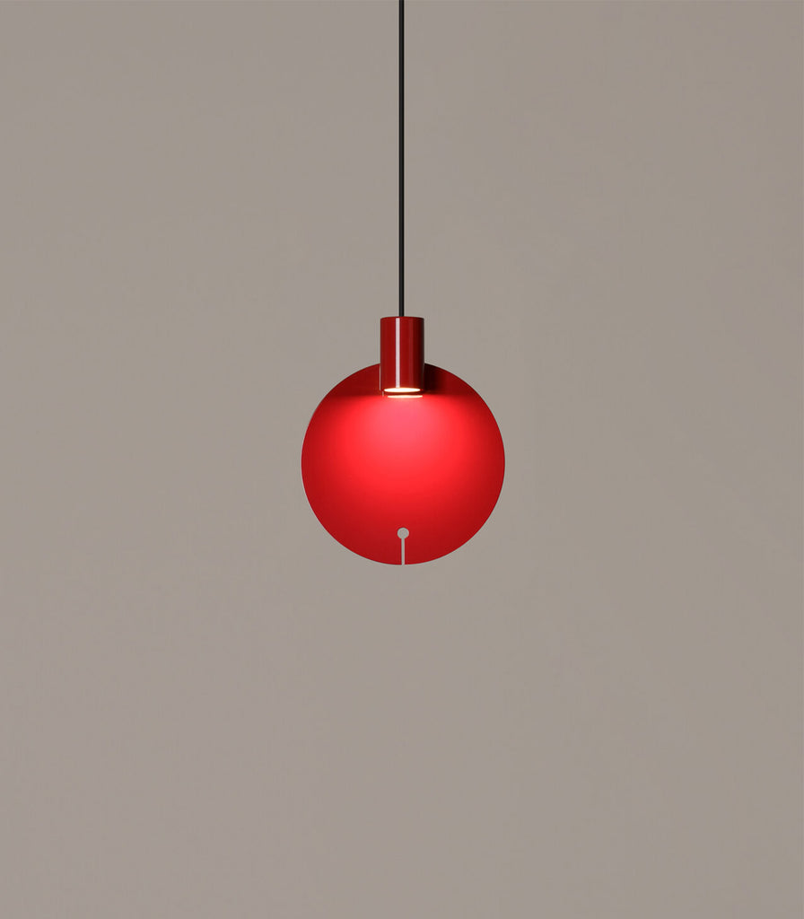 Santa & Cole Bijou SL Pendant Light in Small/Glossy Red