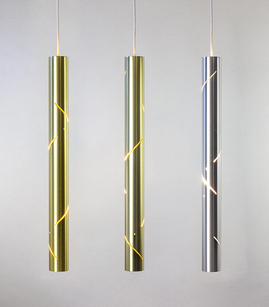 Ilanel Black Rain Pendant Light in Brushed Gold/ Brushed Silver/ Brushed Champagne