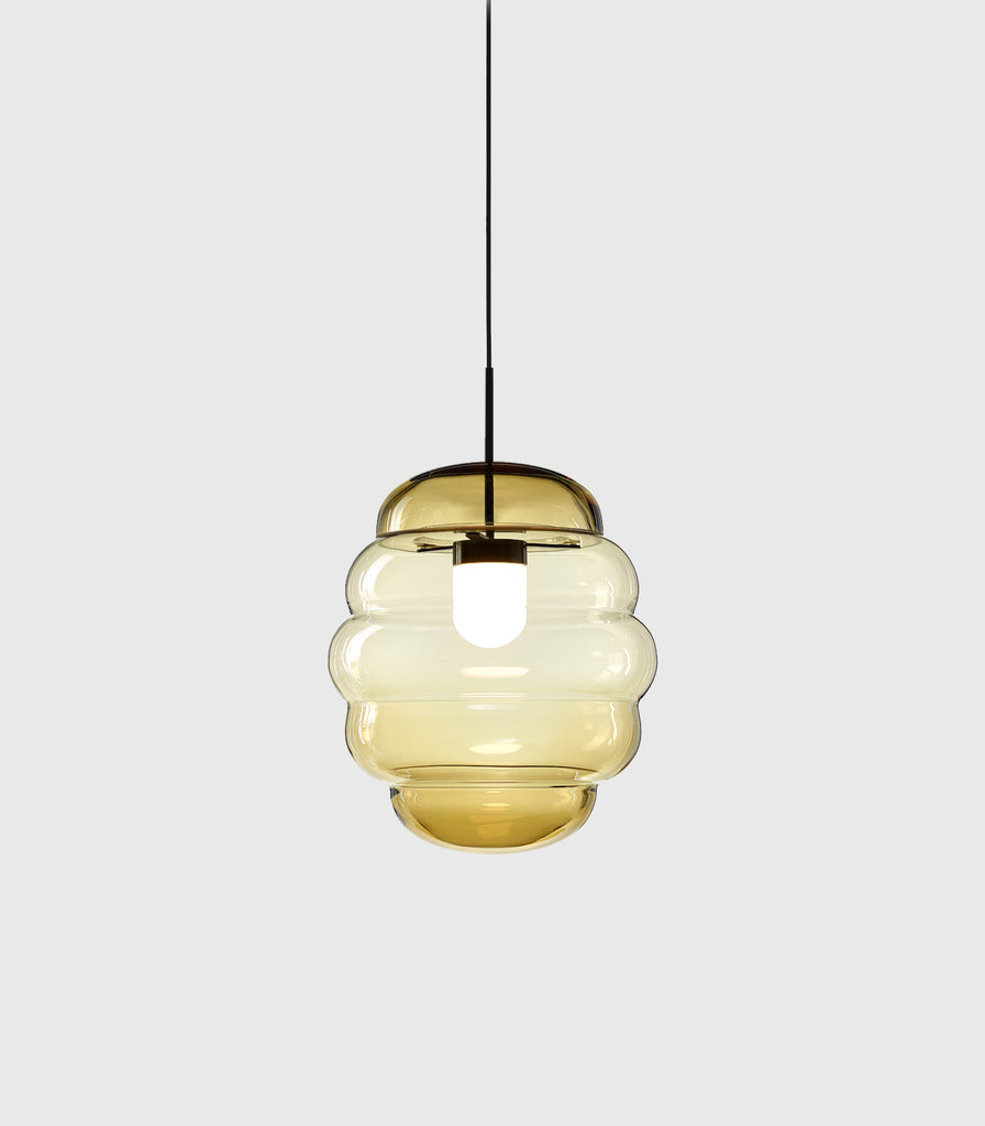 Bomma Blimp Pendant Light in Amber/ Medium