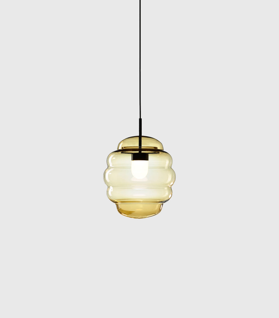 Bomma Blimp Pendant Light in Amber/ Small