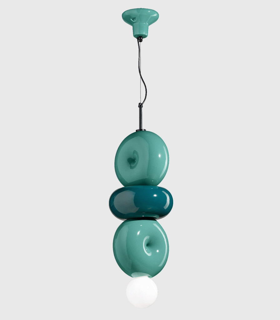 Ferrlouce Bumbum Pendant Light in Oil Green/Turquoise/2