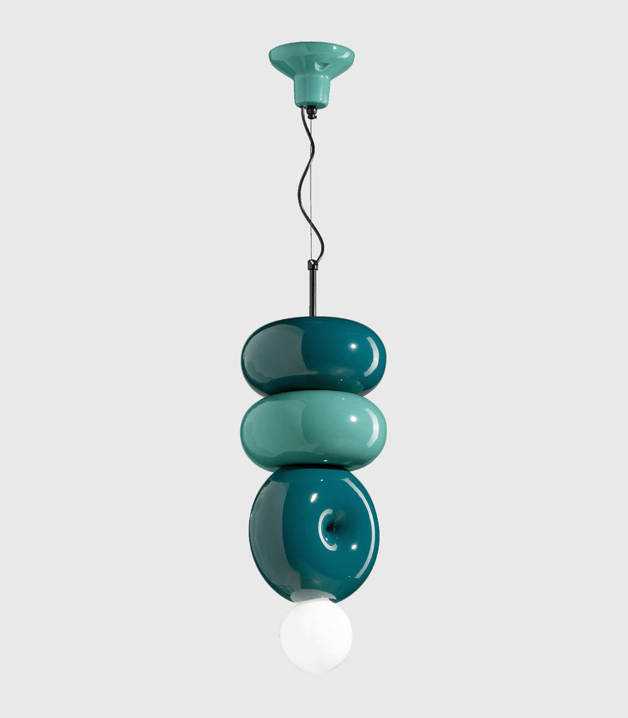 Ferrlouce Bumbum Pendant Light in Oil Green/Turquoise/3