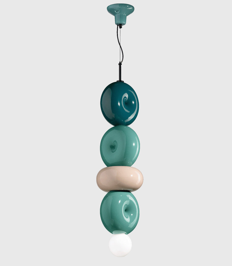 Ferrlouce Bumbum Pendant Light in Oil Green/Turquoise/4