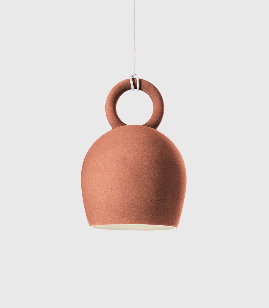 Klaylife Calo Pendant Light in Medium/Sark Terracotta