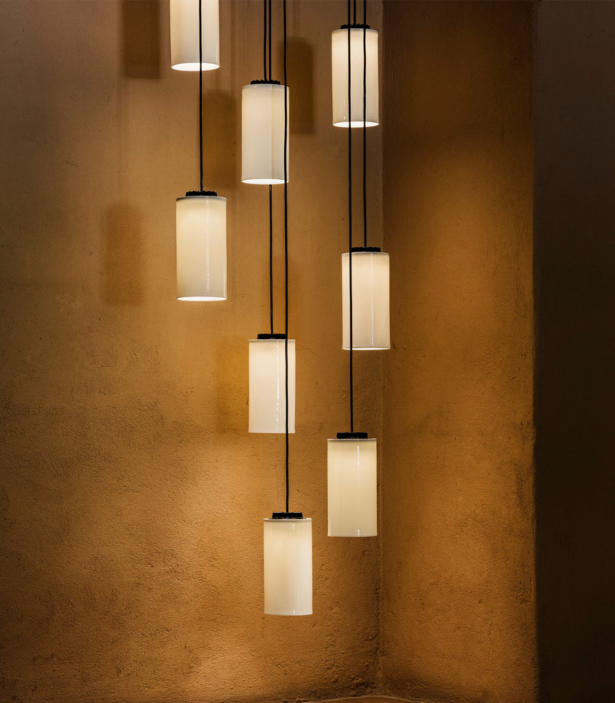 Santa & Cole Cirio Cascada Pendant Light featured within interior space