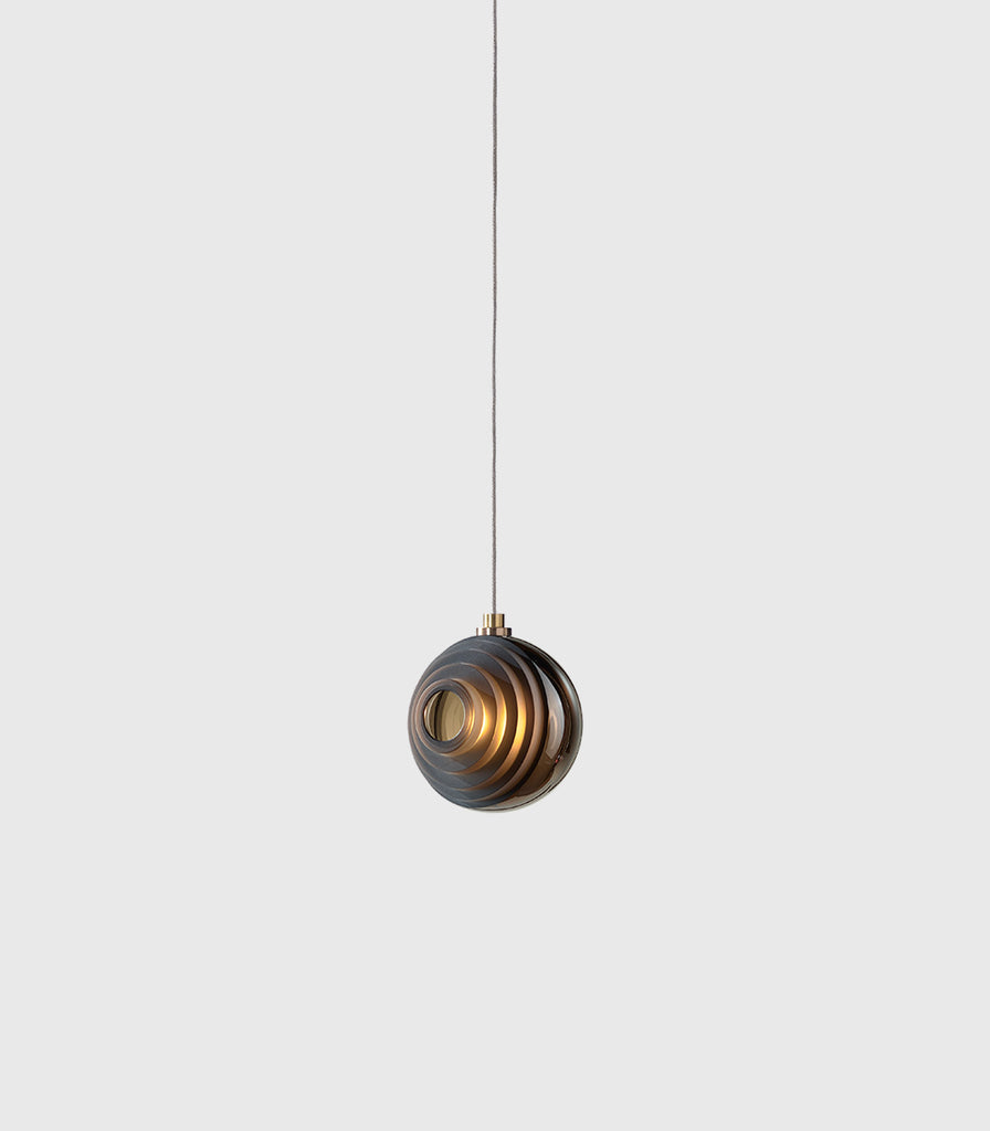 Bomma Dark & Bright Star Pendant Light in Dark star/ Brushed Gold/ Small